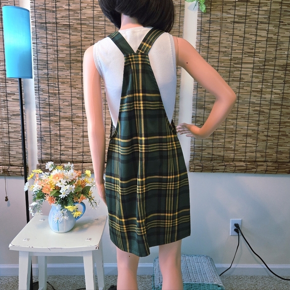 Jolie and Joy Tartan Plaid Pinafore Dress - Picture 4 of 10